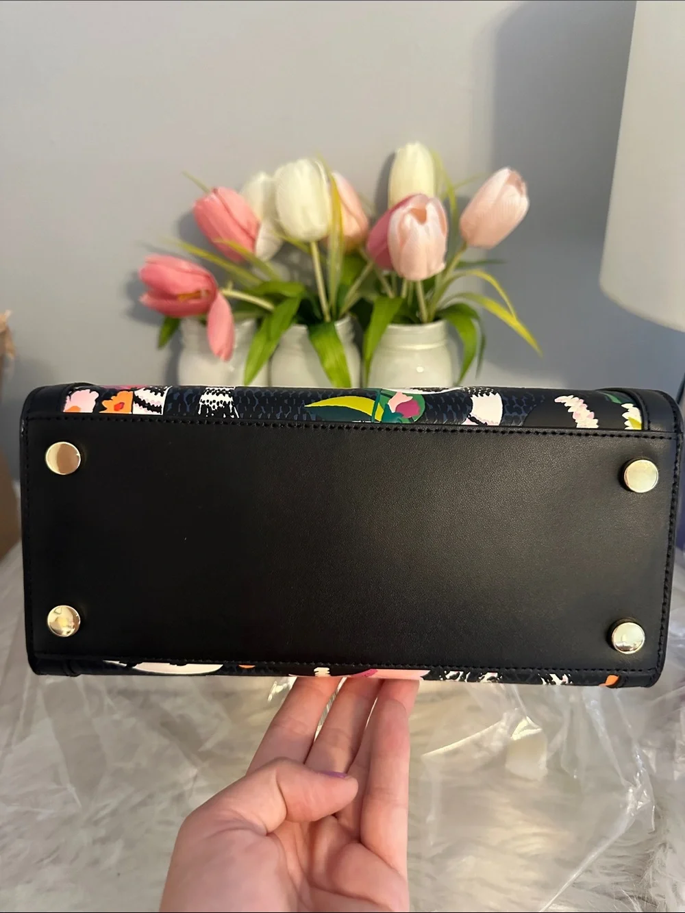 Nwt Kate spade small manhattan embellished snake bag